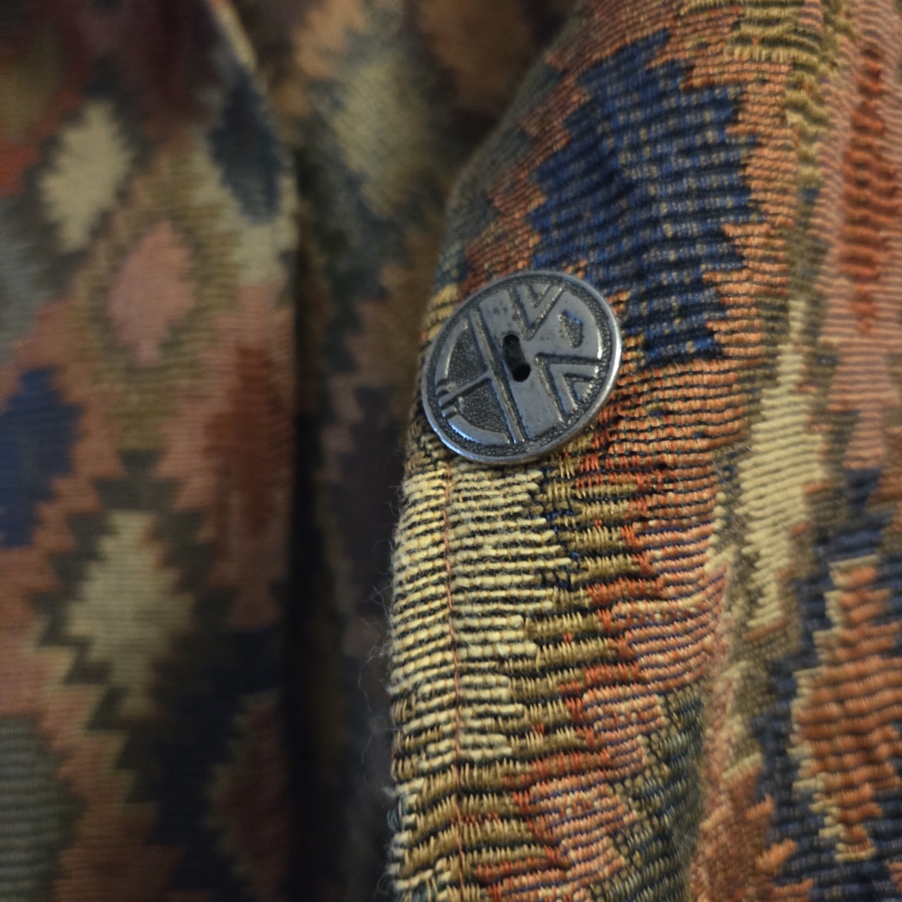 Jane Ashley Geometric Patterned Blazer - Multicolor - Picture 6 of 12